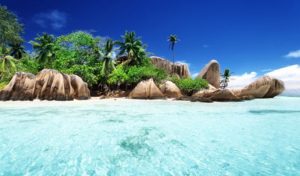 Seychely pláž
